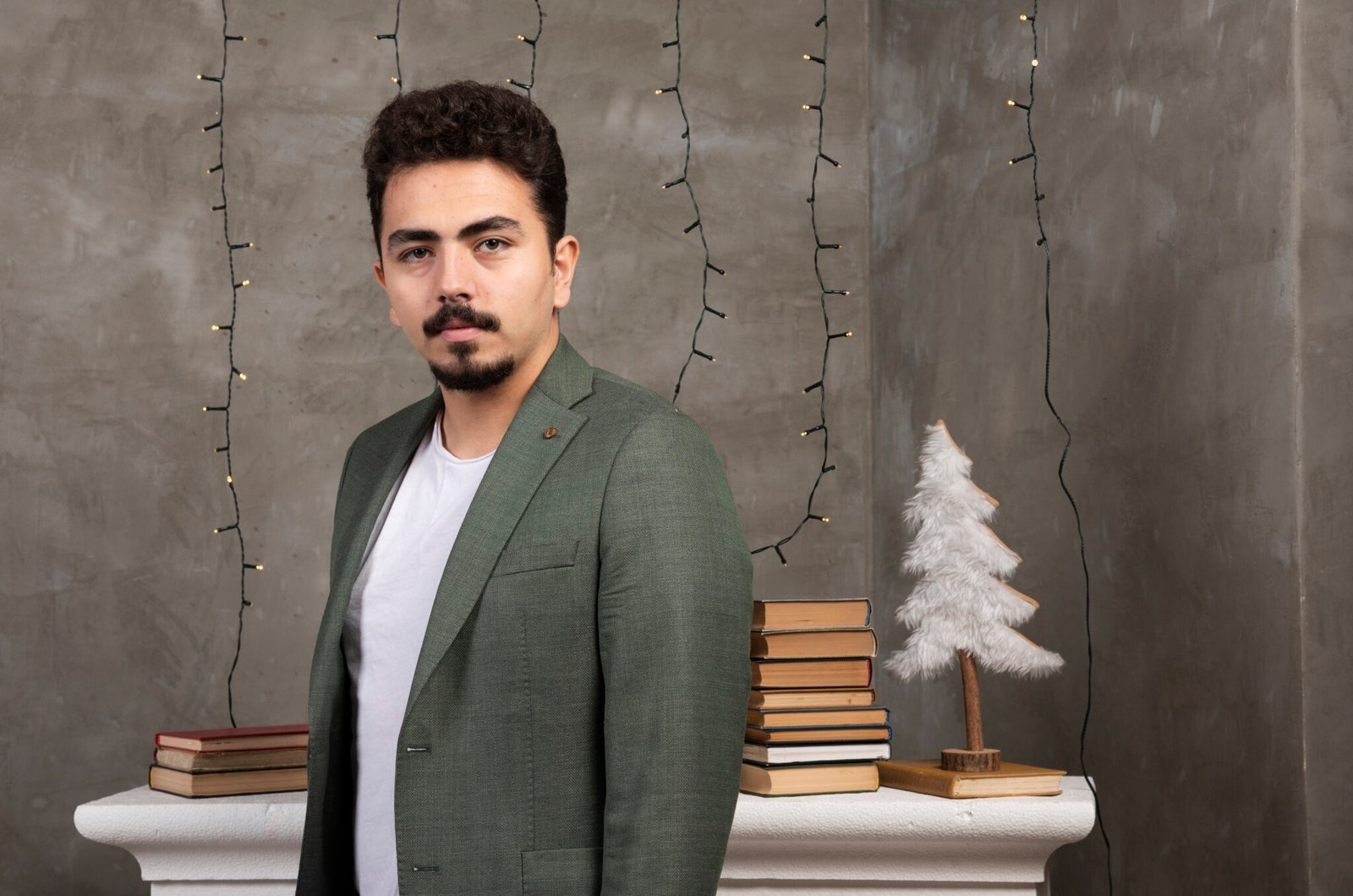 portrait of young handsome man